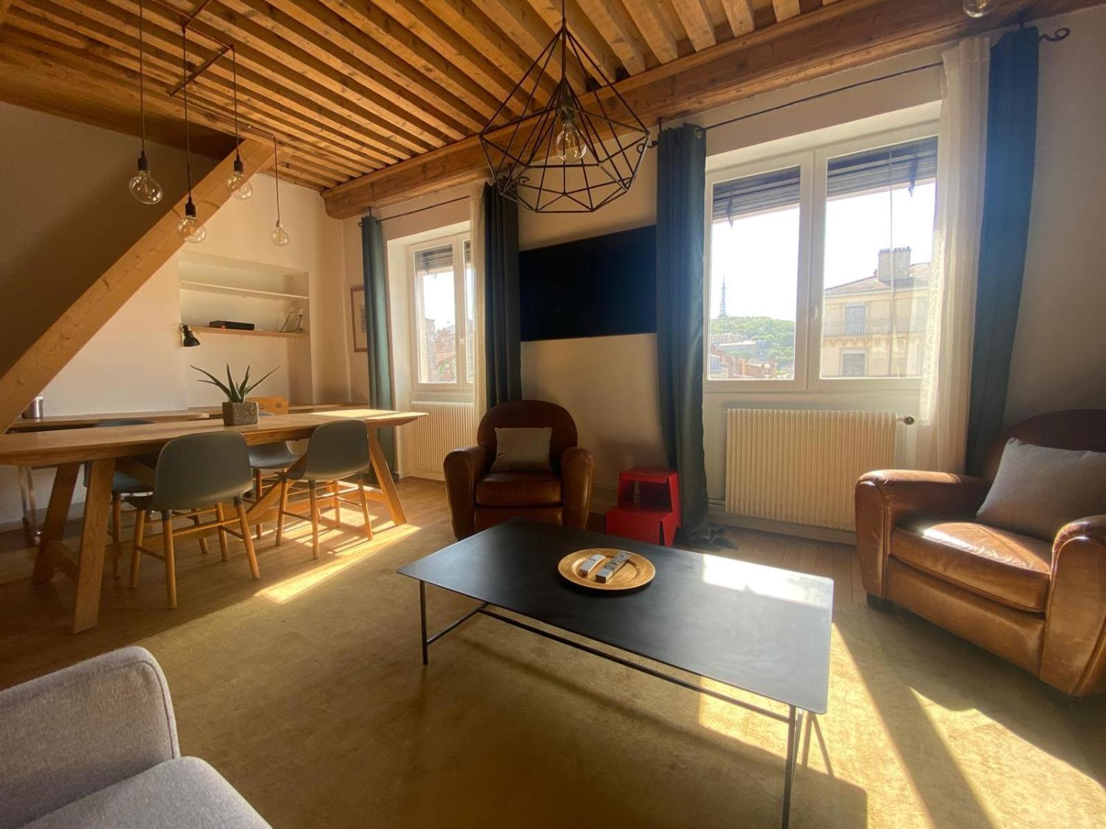 Appartement T3 Hyper Centre De Lyon, Super Vue Fourviere Lião Exterior foto